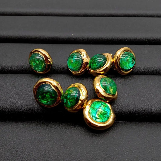 Green Glass Beads-ToShay.org
