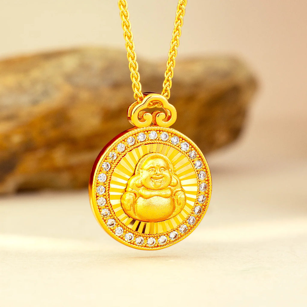 Gold Maitreya Pendant-ToShay.org