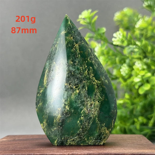 Green Emerald Agate Torch-ToShay.org