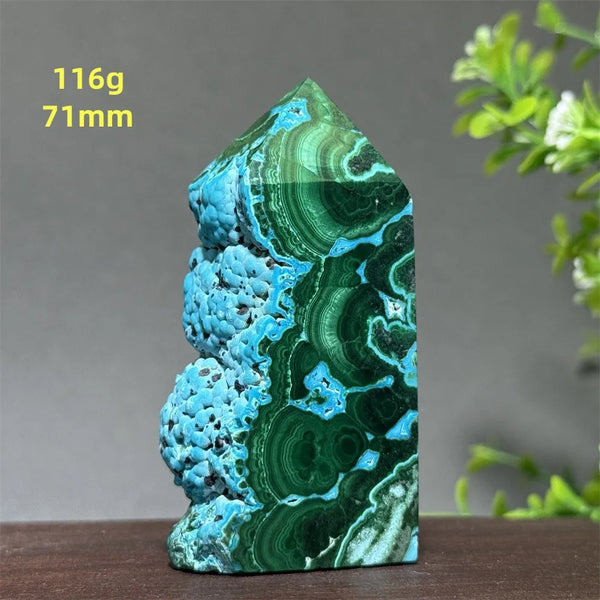 Blue Chrysocolla Tower-ToShay.org