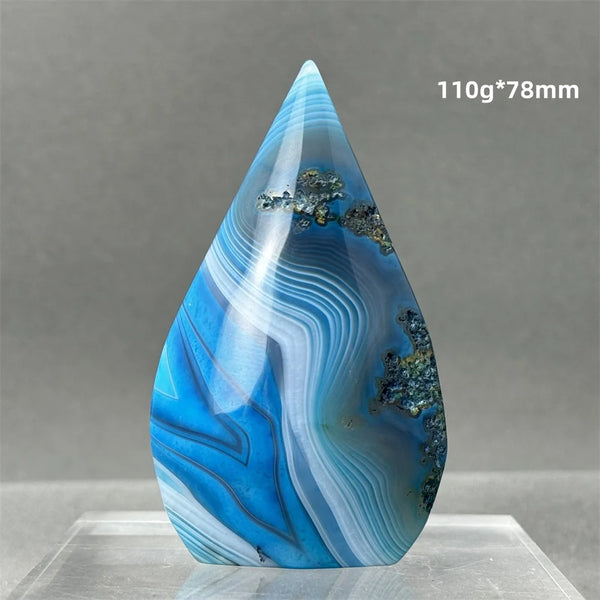 Blue Agate Torch-ToShay.org