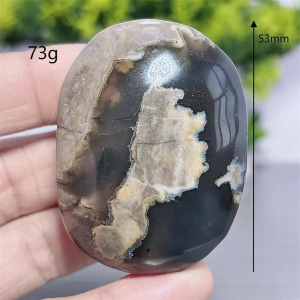 Fire Agate Palm Stone-ToShay.org