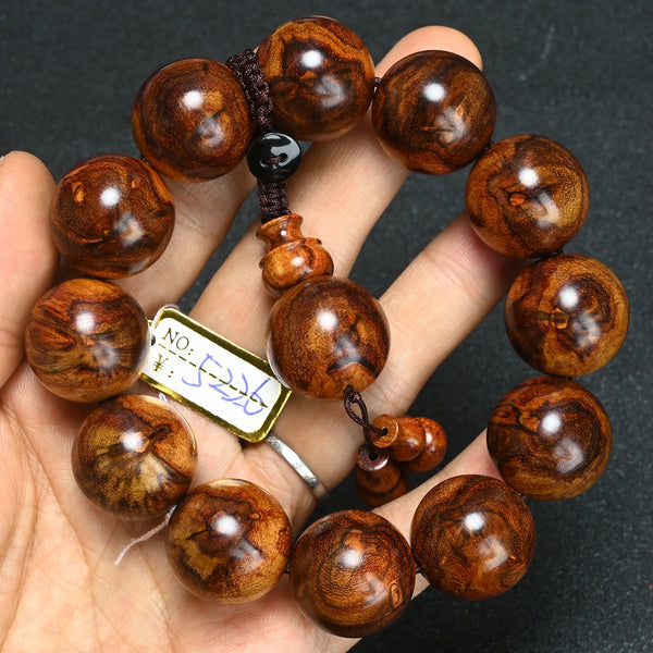 Wood Tiger Bead Bracelet-ToShay.org