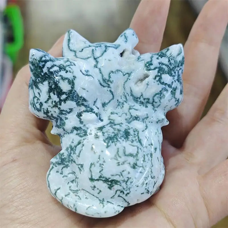 Green Moss Agate Hellhound-ToShay.org