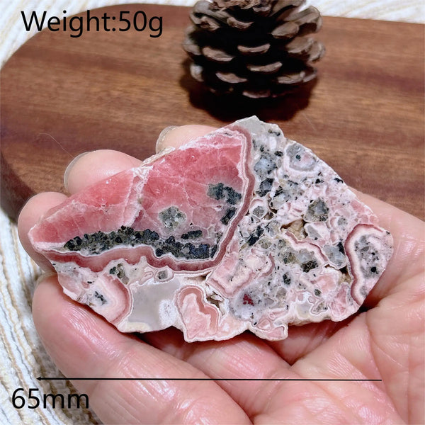 Pink Rhodochrosite Slab-ToShay.org