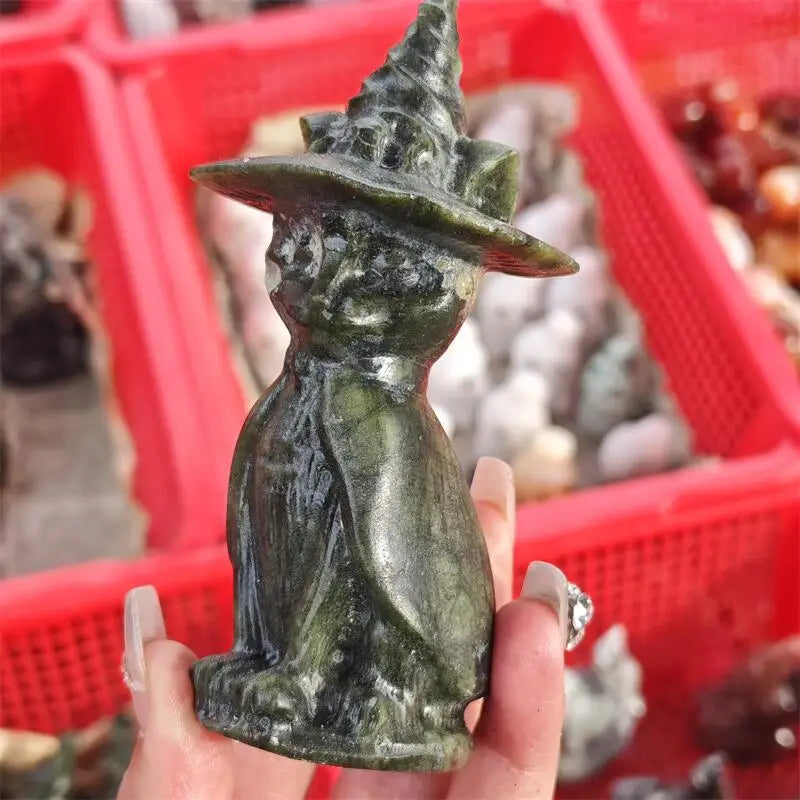 Green Jade Wizard Cat-ToShay.org