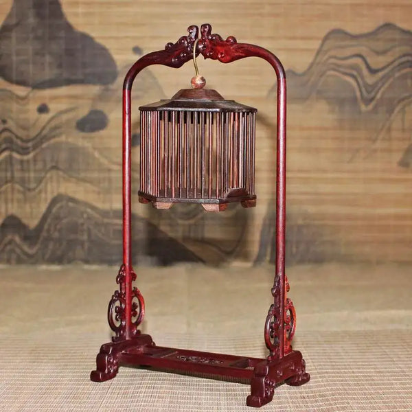 Redwood Pendant Display Stand-ToShay.org