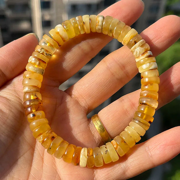 Yellow Amber Bracelet-ToShay.org