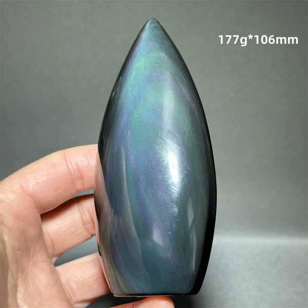 Rainbow Obsidian Torch-ToShay.org