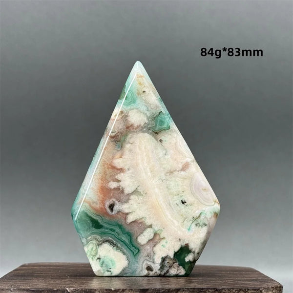 Green Cherry Blossom Agate-ToShay.org
