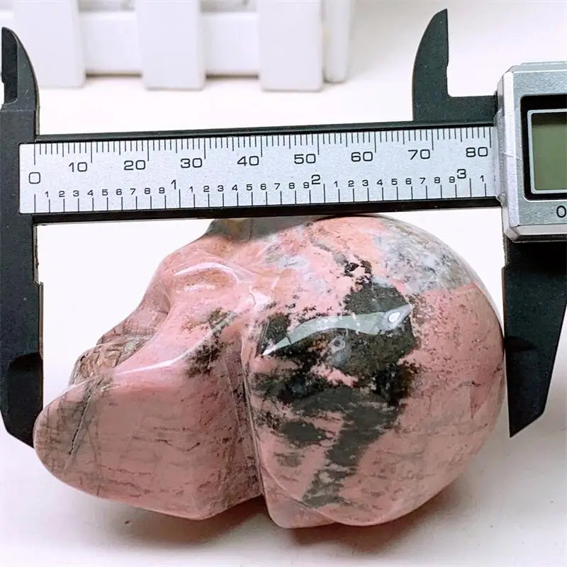 Pink Rhodonite Skull-ToShay.org