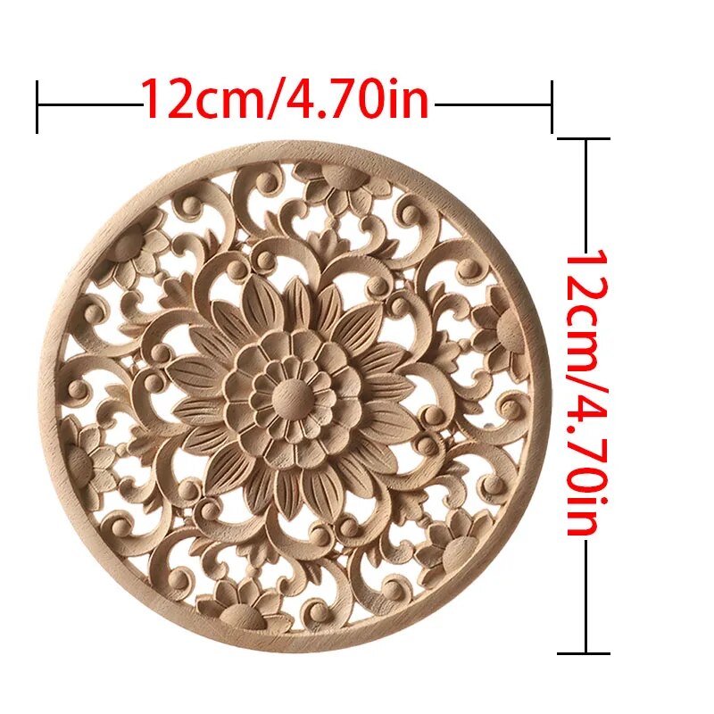 Wood Carved Flower Panel-ToShay.org