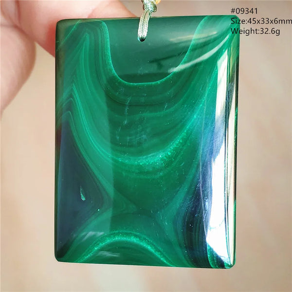 Green Malachite Chrysocolla Pendant-ToShay.org