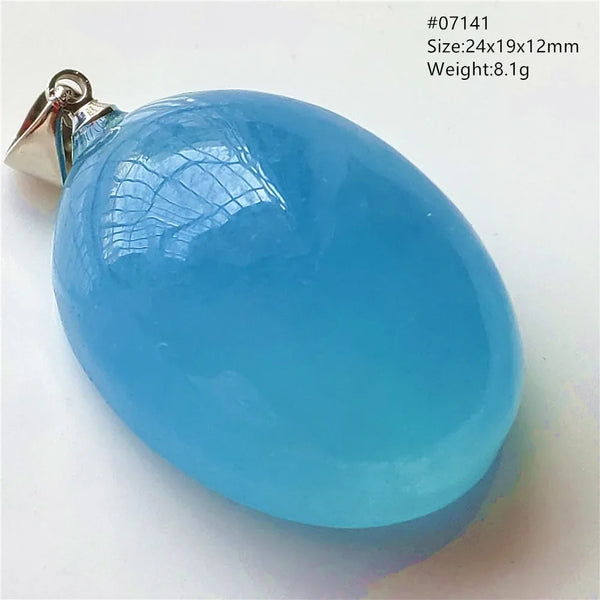 Blue Aquamarine Pendant-ToShay.org