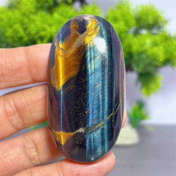 Blue Yellow Tiger Eye Stone-ToShay.org