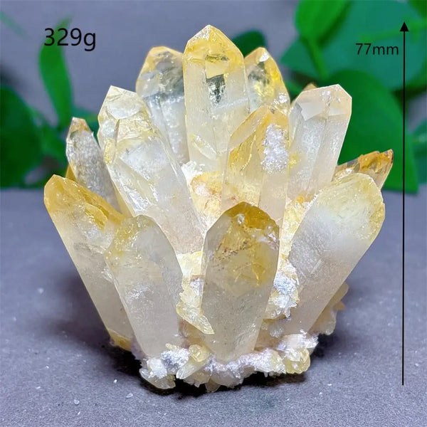 Yellow Citrine Crystal Cluster-ToShay.org