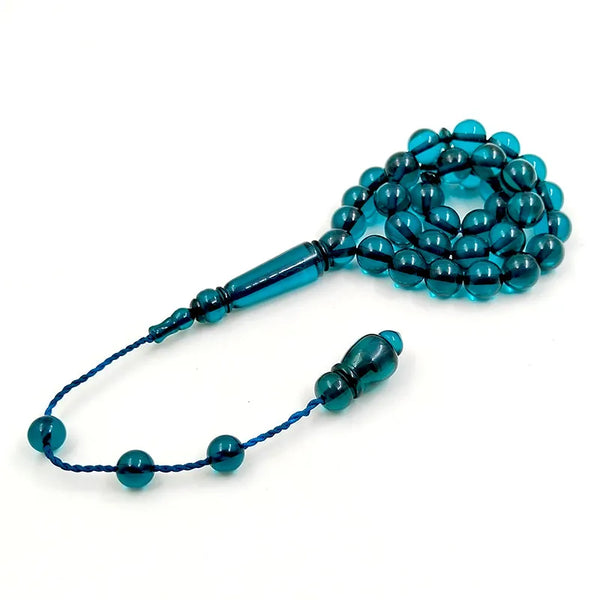 Blue Resin Prayer Beads-ToShay.org