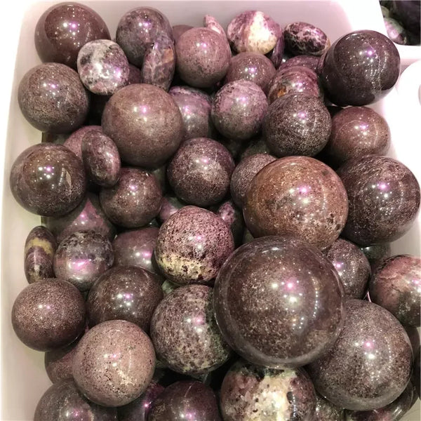 Red Garnet Crystal Balls-ToShay.org