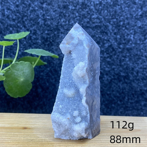 Purple Sphalerite Geode Tower-ToShay.org