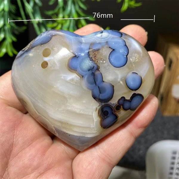 White Ink Moss Tree Agate-ToShay.org