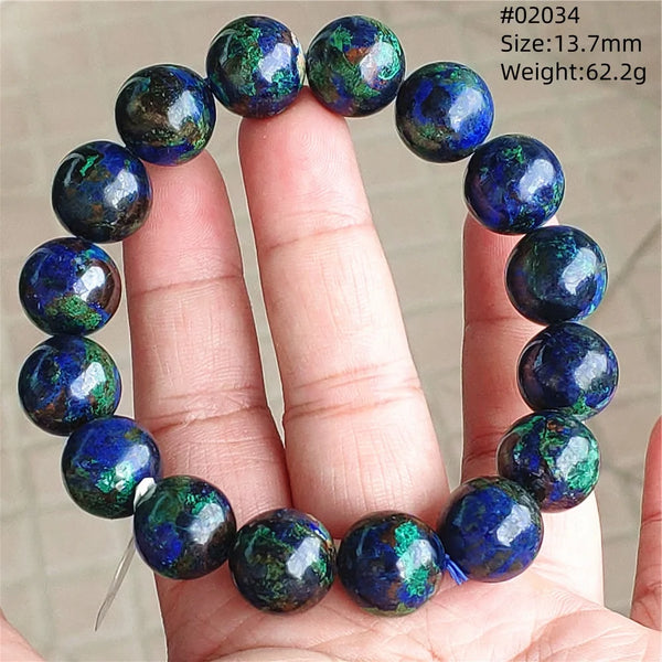 Blue Malachite Azurite Bracelet-ToShay.org
