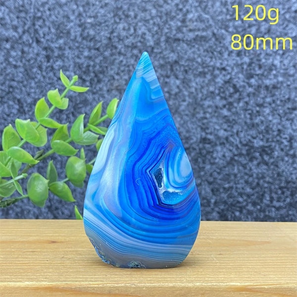 Blue Lace Agate Torch-ToShay.org
