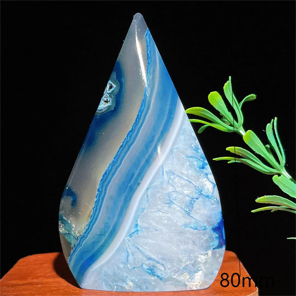 Blue Lace Agate Flame-ToShay.org