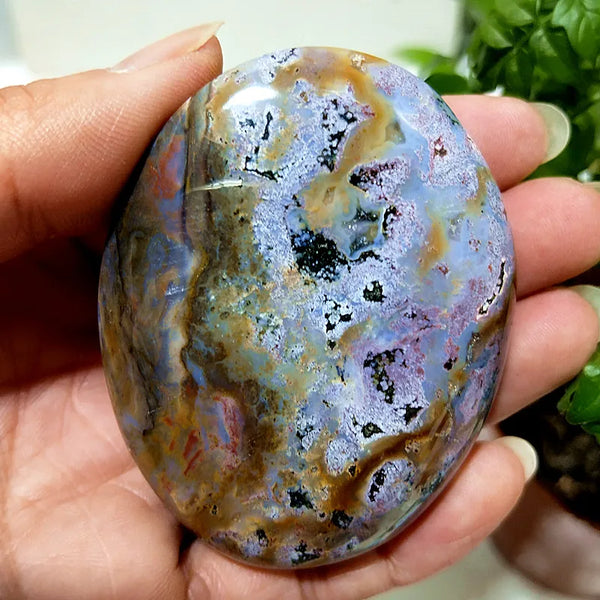 Ocean Jasper Palm Stone-ToShay.org
