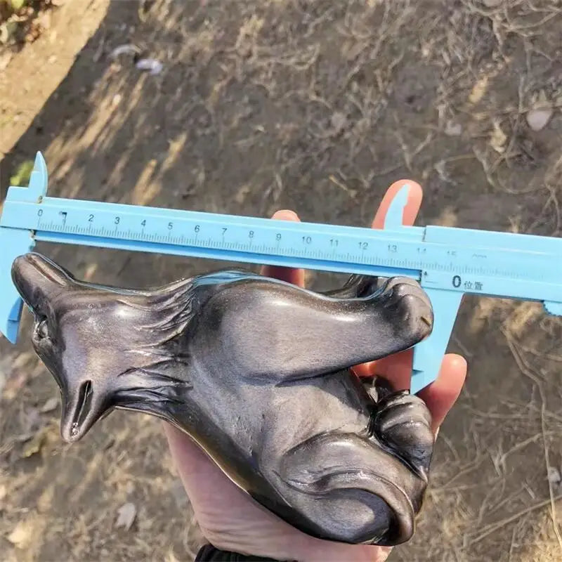 Silver Obsidian Wolf-ToShay.org