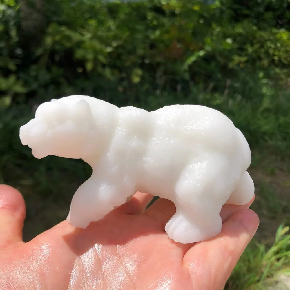 White Jade Polar Bear-ToShay.org