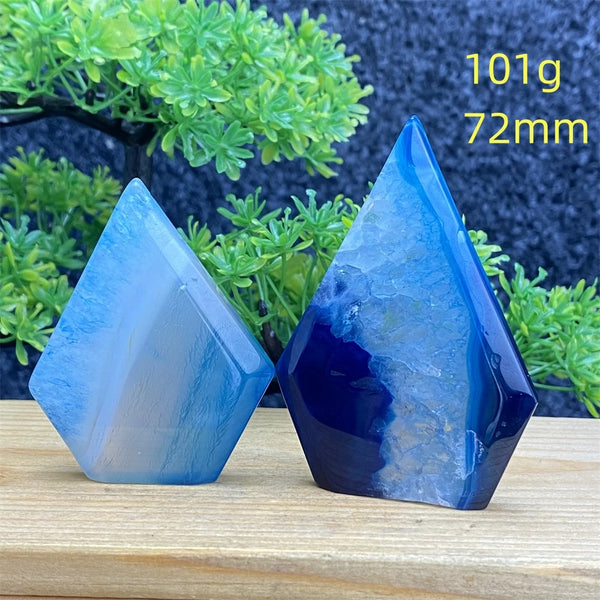 Blue Agate Torch-ToShay.org