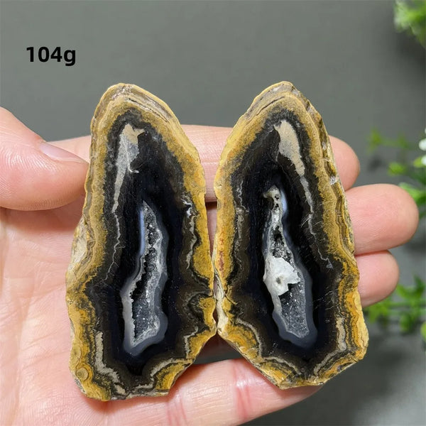 Mixed Agate Crystal Cave Egg-ToShay.org