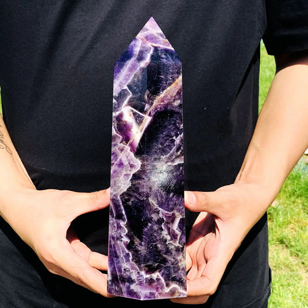 Purple Dream Amethyst Obelisk-ToShay.org