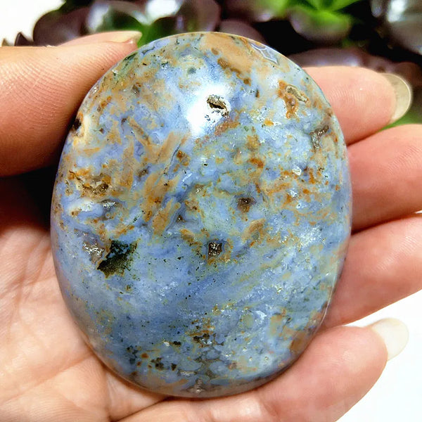 Mixed Ocean Jasper Palm Stones-ToShay.org