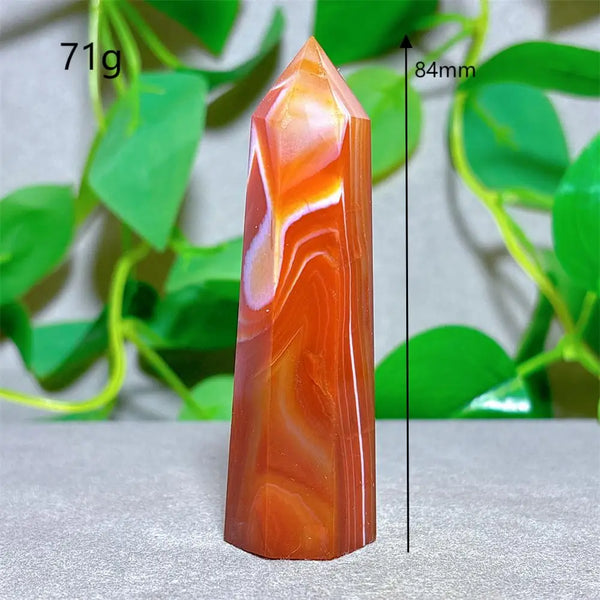 Orange Carnelian Crystal Tower-ToShay.org