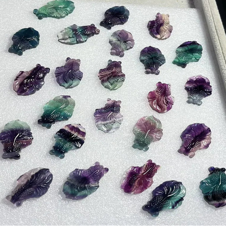 Rainbow Fluorite Goldfish-ToShay.org