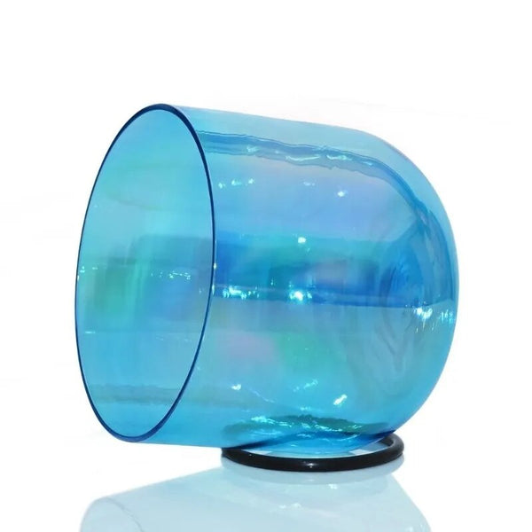 Blue Clear Crystal Singing Bowl-ToShay.org