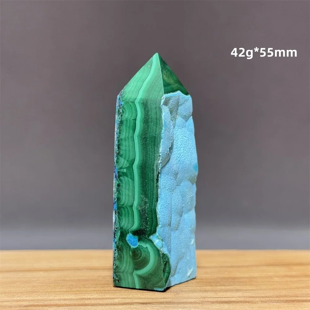 Blue Chrysocolla Tower-ToShay.org
