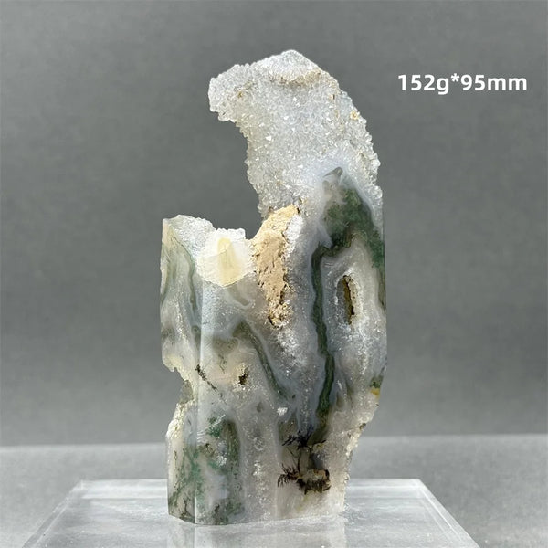 Green Aquatic Agate Tower-ToShay.org