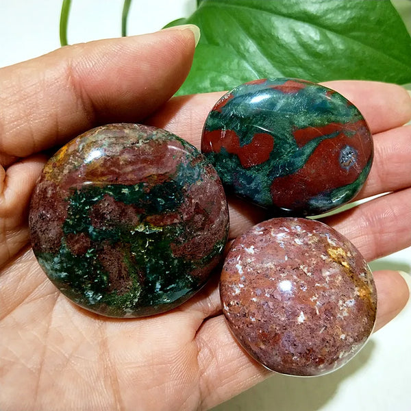 Ocean Jasper Palm Stone-ToShay.org
