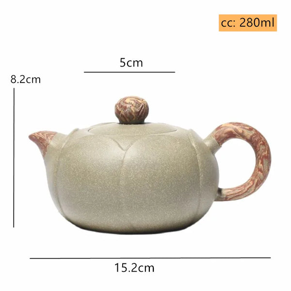 Lotus Clay Teapot-ToShay.org