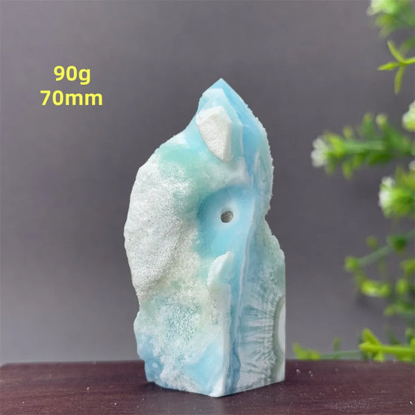 Blue Heteropolar Crystal Point-ToShay.org
