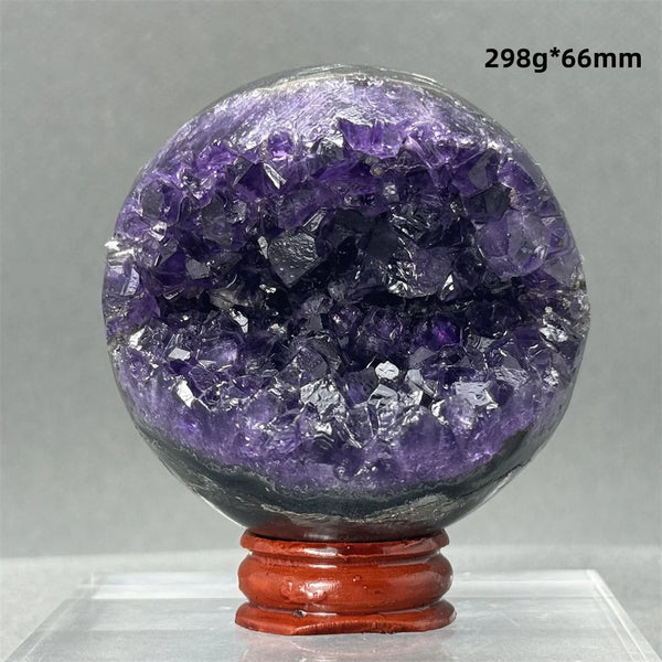 Purple Amethyst Cluster Ball-ToShay.org