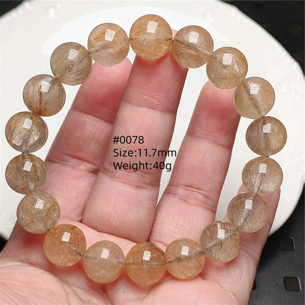 Silver Rutilated Quartz Bracelet-ToShay.org
