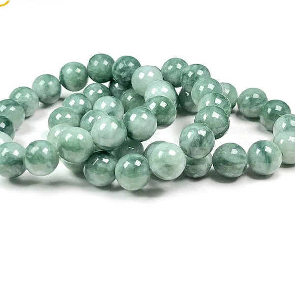 Green Flower Jadeite Bracelet-ToShay.org