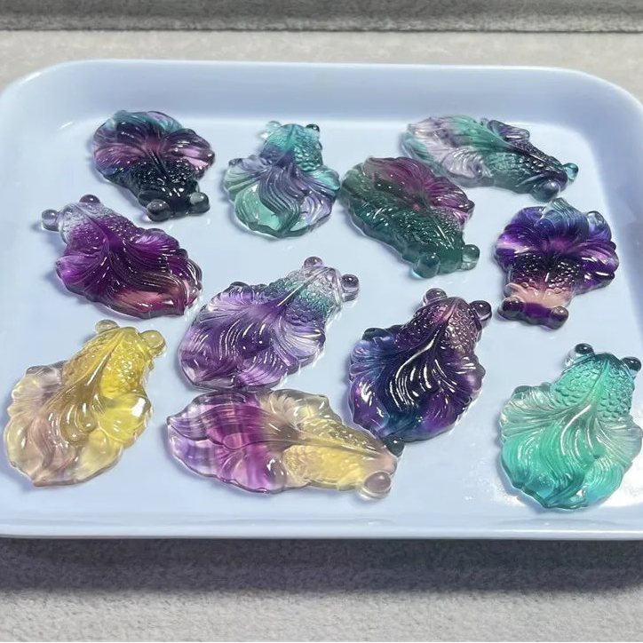 Rainbow Fluorite Goldfish-ToShay.org