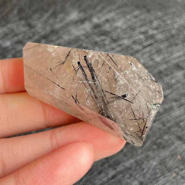 Black Rutilated Quartz Crystal-ToShay.org