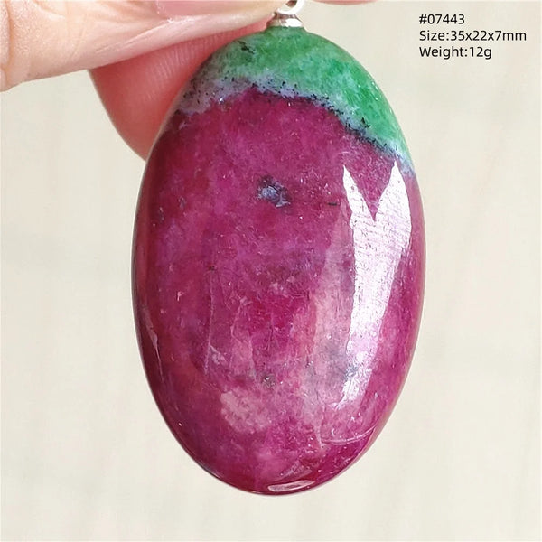 Red Ruby Zoisite Pendant-ToShay.org