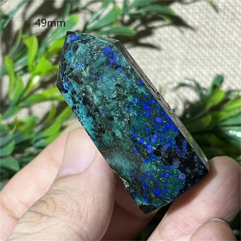 Blue Chrysocolla Point Wand-ToShay.org