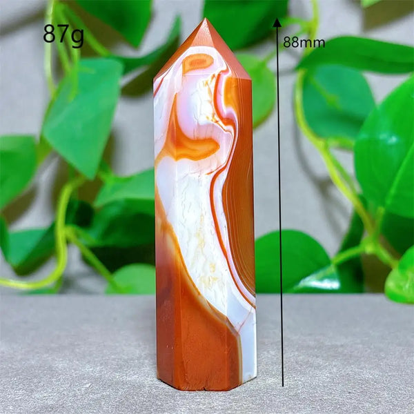 Orange Carnelian Crystal Tower-ToShay.org